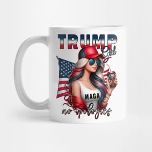 Trump Girl, Make America Great Again, American Woman, MAGA Mug